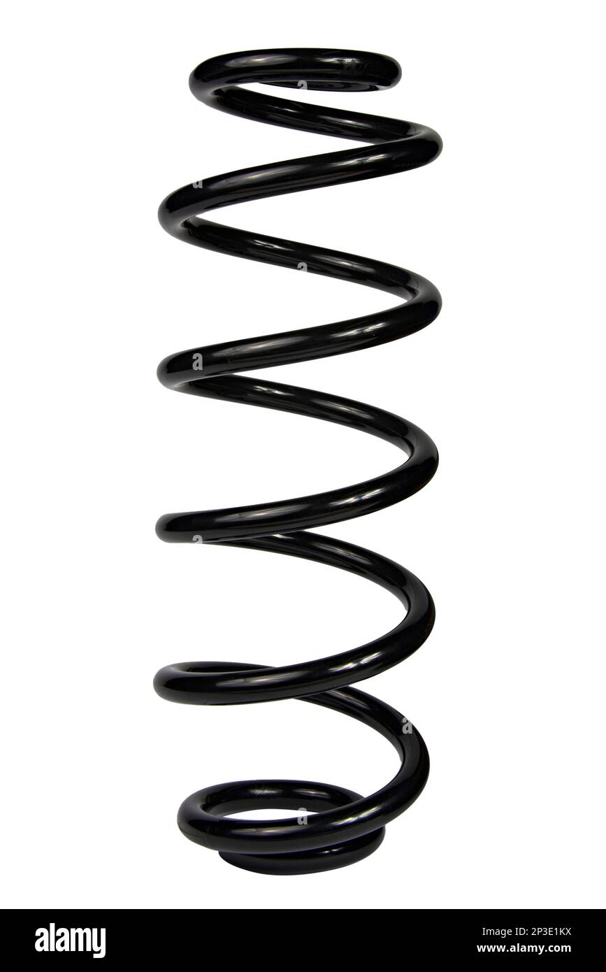 Old metal shock spring Cut Out Stock Images & Pictures - Alamy