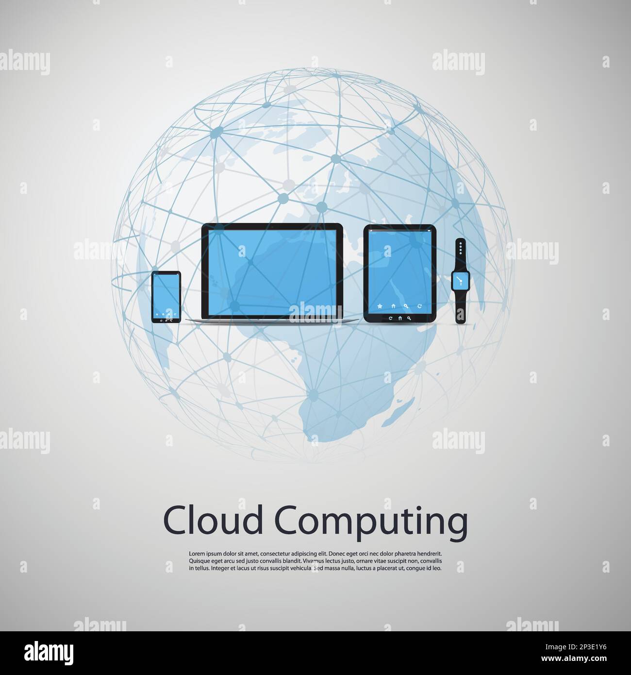 Cloud Computing Concept Stock Vector Image & Art - Alamy