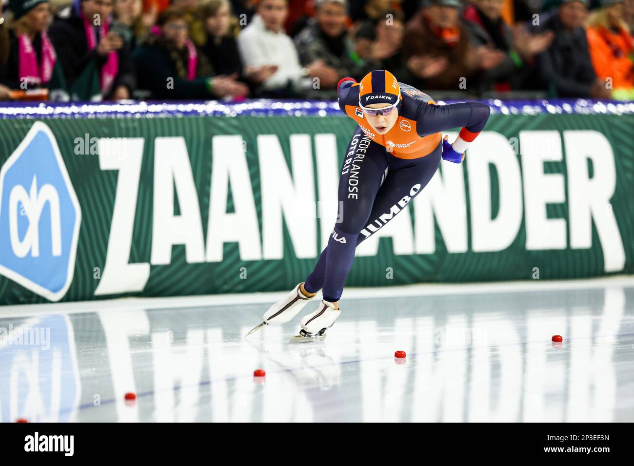 HERENVEEN - Jutta Leerdam during the 1500 meters for women at the 