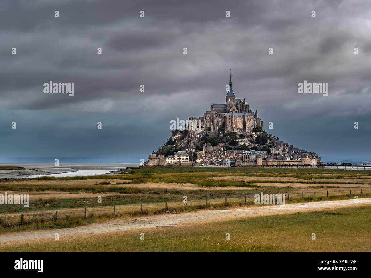 Cathedral At Mont Saint Michel, English Channel, Way of St. James