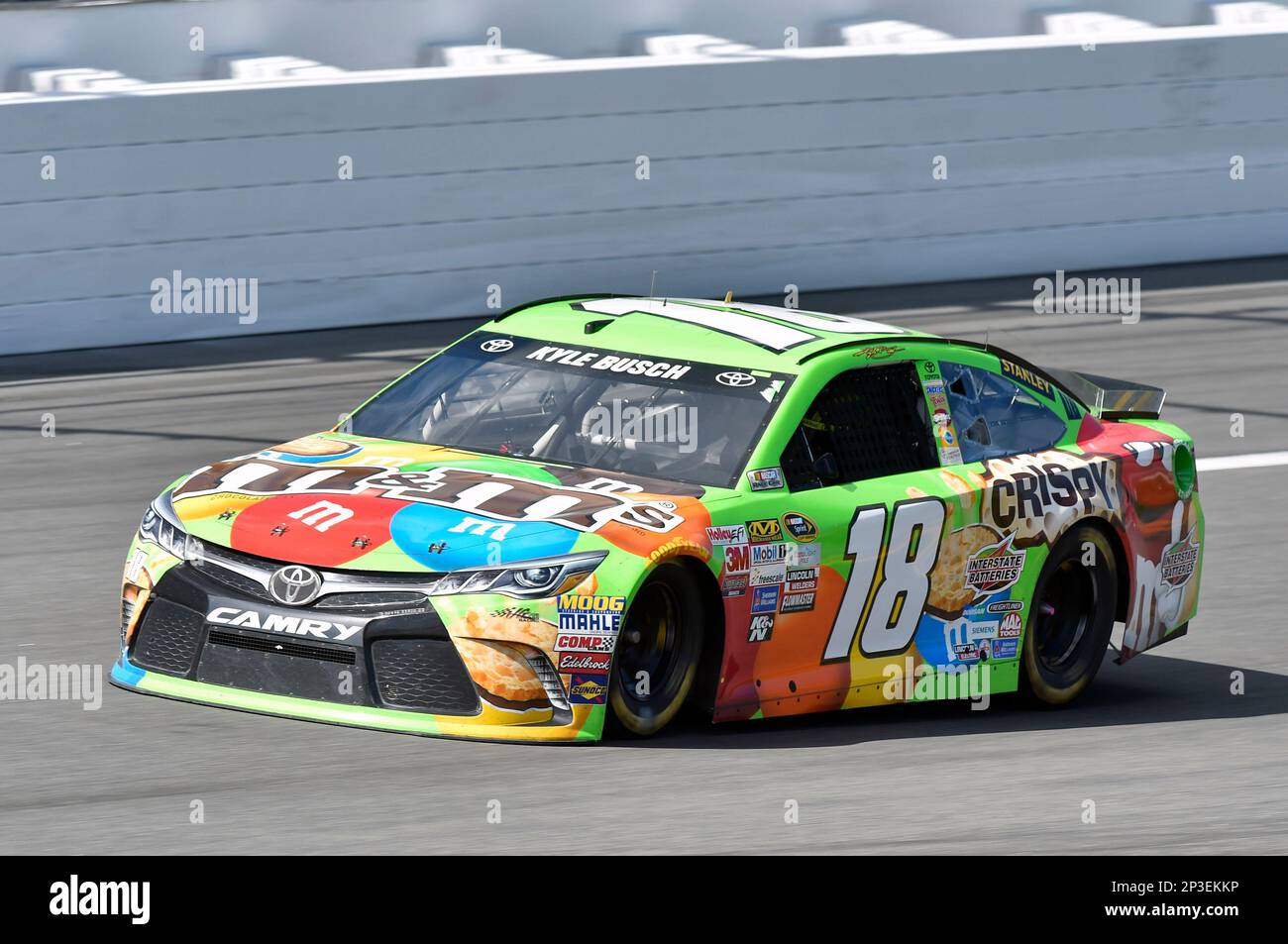 Matt Crafton during the NASCAR Sprint Cup Series Daytona 500 auto race at Daytona  International Speedway, Sunday, Feb. 22, 2015, in Daytona Beach Fla. (AP  Photo/NKP, Nigel Kinrade) MANDATORY CREDIT Stock Photo - Alamy, image size:1300x953