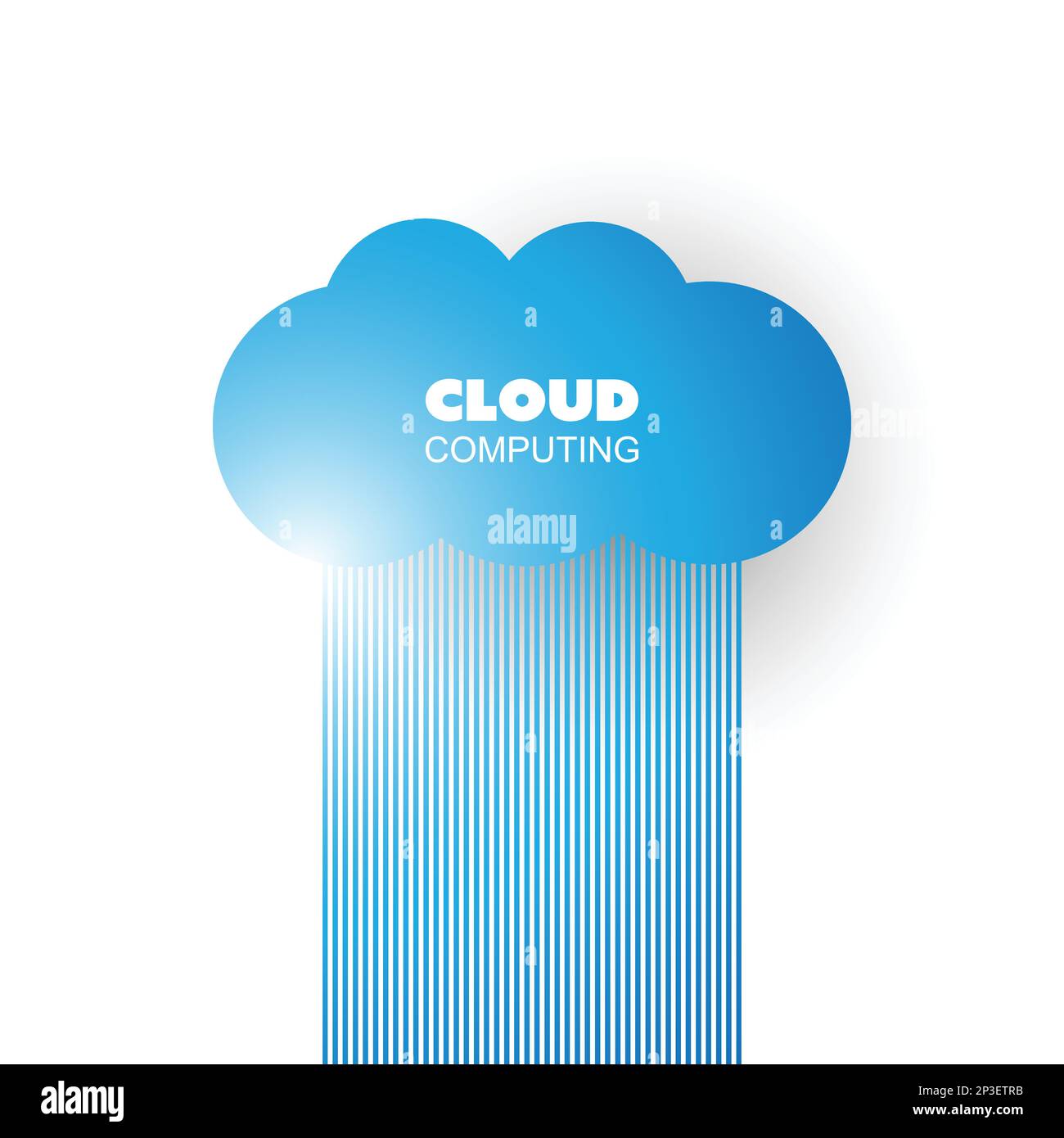 Cloud Computing Design Stock Vector Image & Art - Alamy