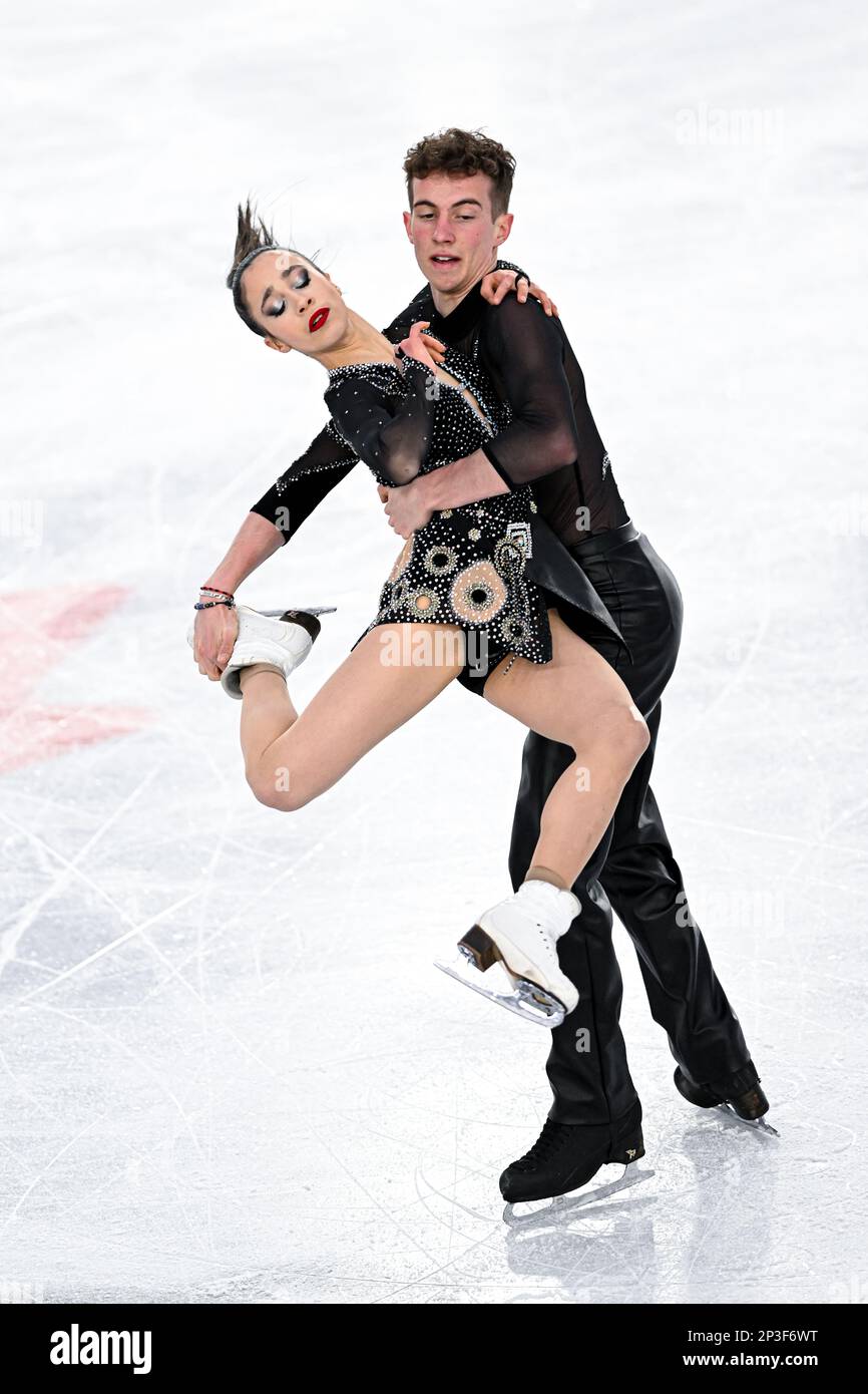 Louise BORDET & Thomas GIPOULOU (FRA), during Junior Ice Dance Free
