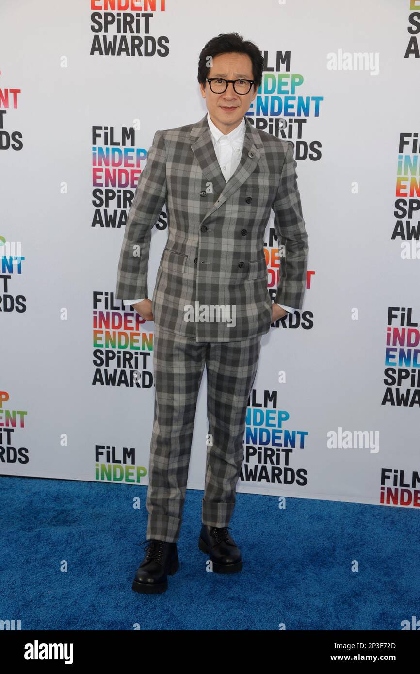 Ke Huy Quan, at 2023 Film Independent Spirit Awards at Santa Monica ...