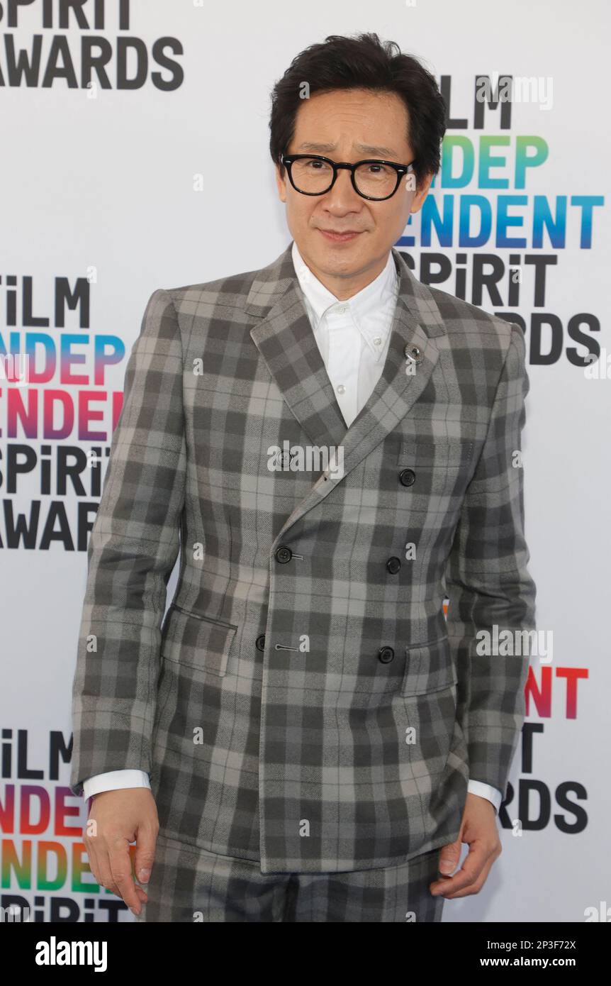 Ke Huy Quan, at 2023 Film Independent Spirit Awards at Santa Monica ...