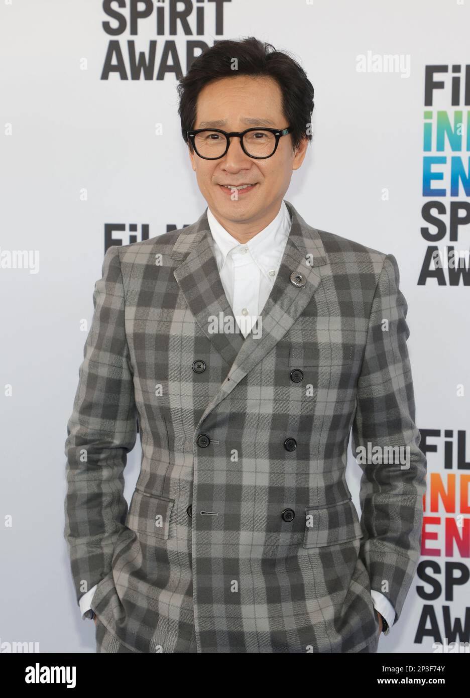 Ke Huy Quan, at 2023 Film Independent Spirit Awards at Santa Monica ...