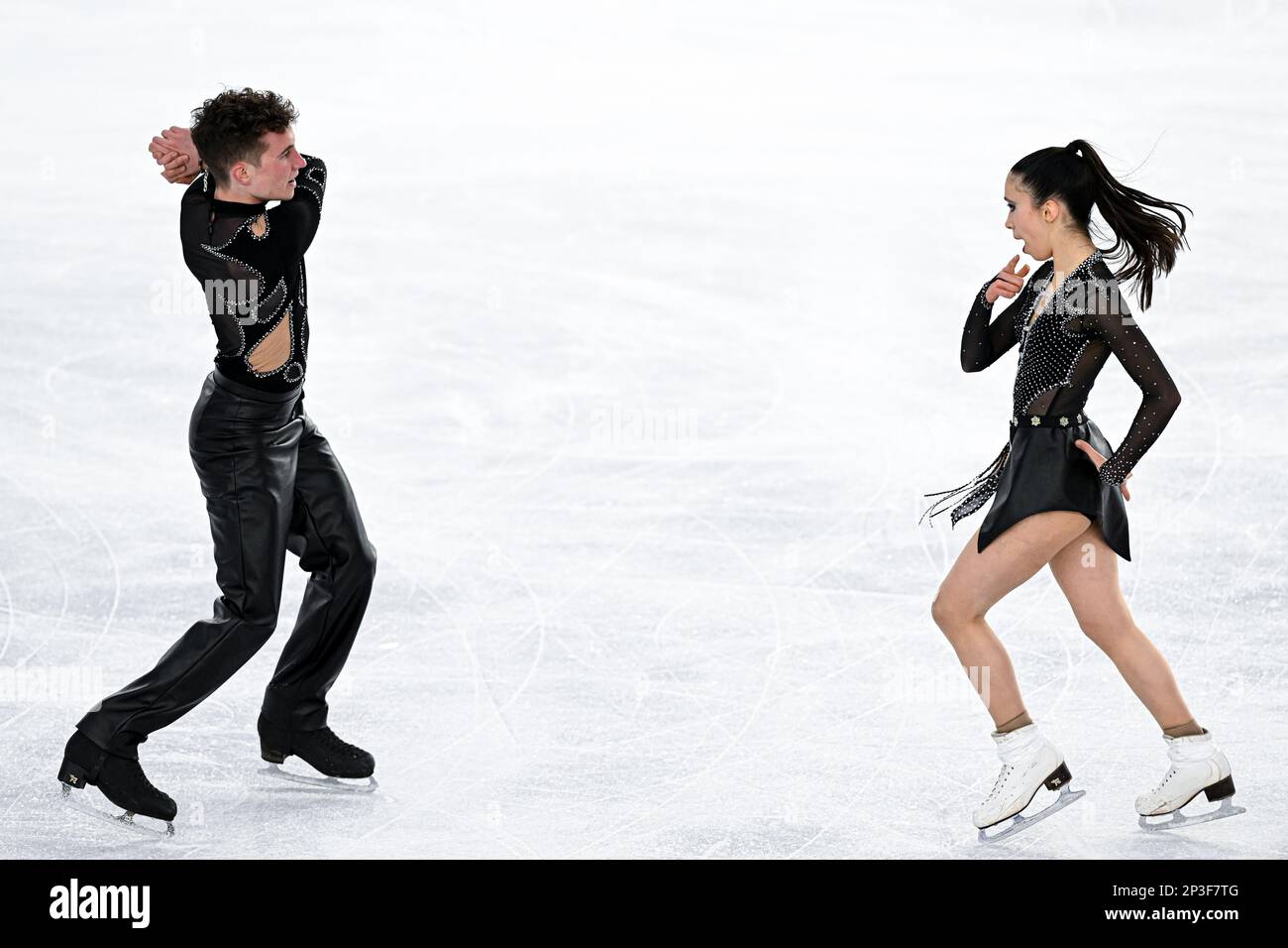 Louise BORDET & Thomas GIPOULOU (FRA), during Junior Ice Dance Free