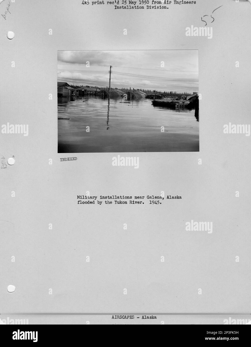 Alaska Galena, Aerial Photograph Stock Photo Alamy