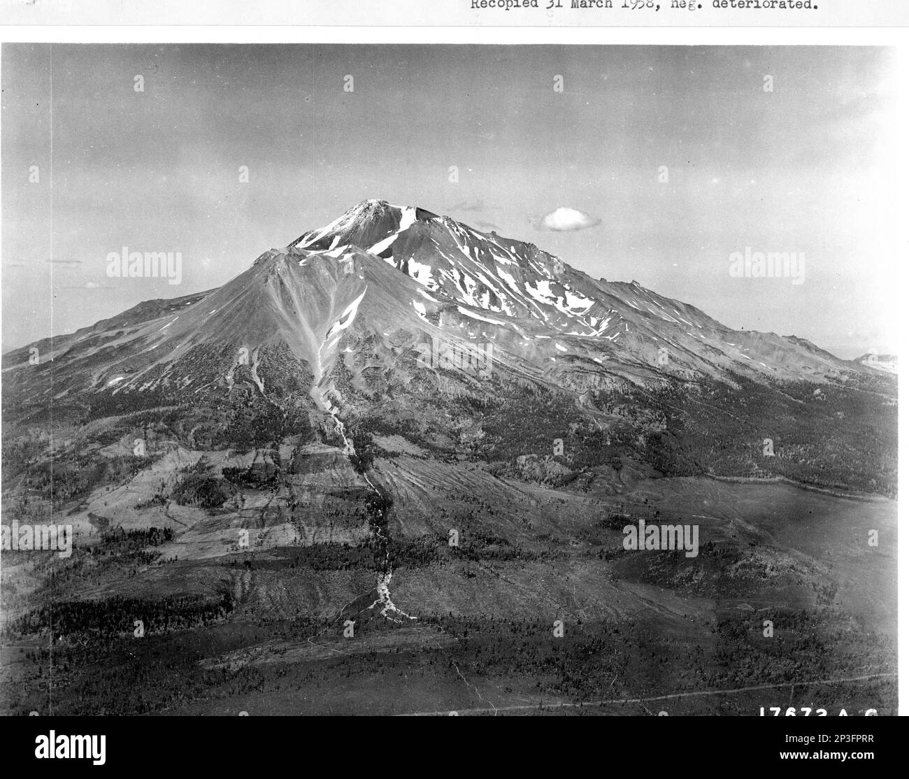 California Mt.Shasta, Aerial Photograph Stock Photo Alamy