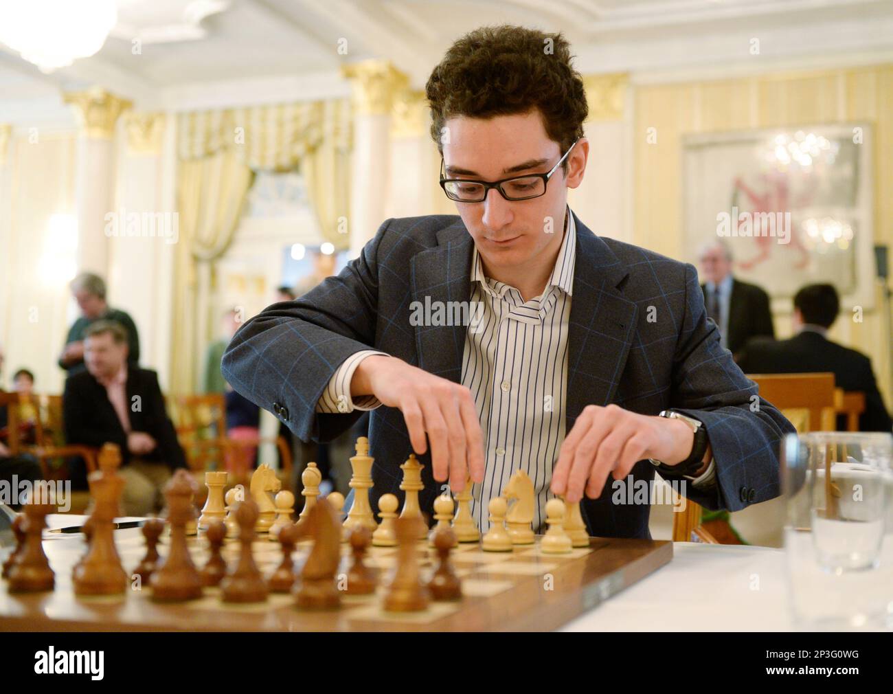 American Fabiano Caruana challenges for World Chess Championship