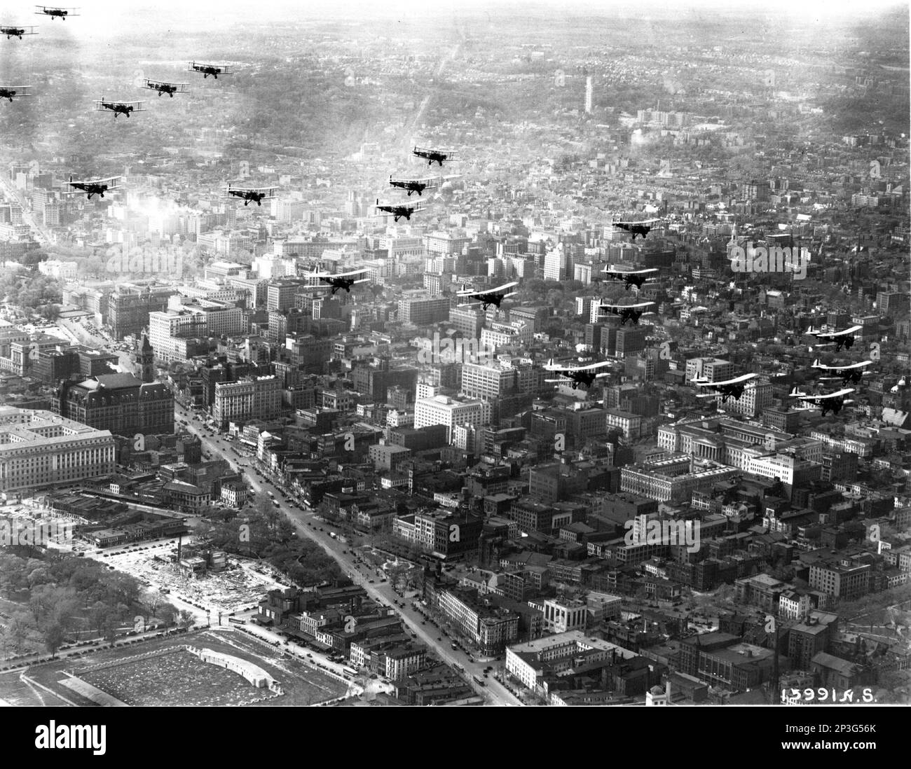 Photograph of Keystone Bombardment Airplanes of the 2nd Bombardment