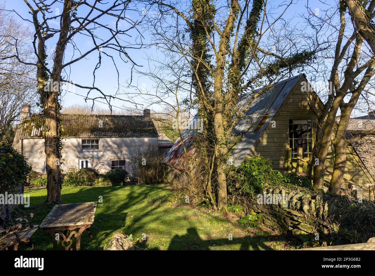 Derelict Cottage, Prussia Cove , [ formerly called King's Cove, is a