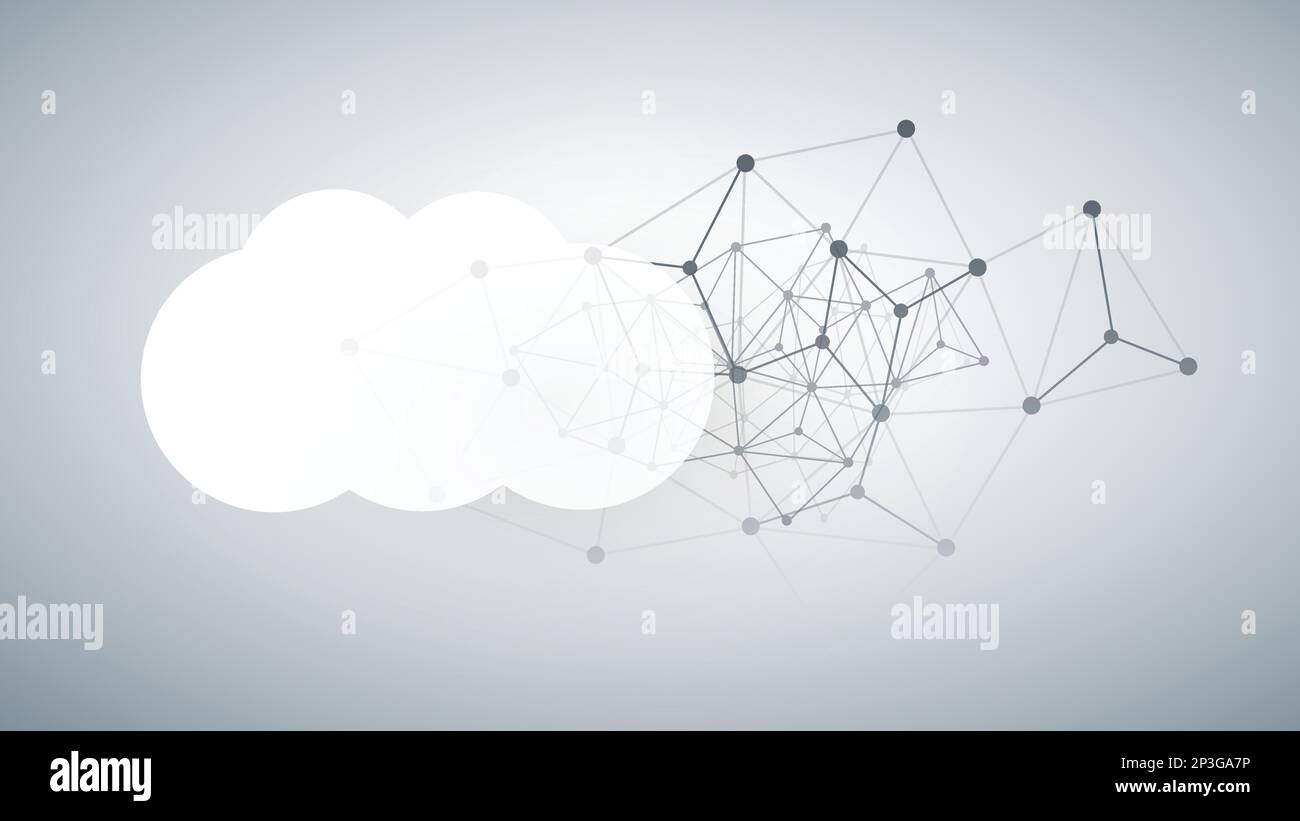 Cloud Computing Design Concept - Digital Connections, Technology ...