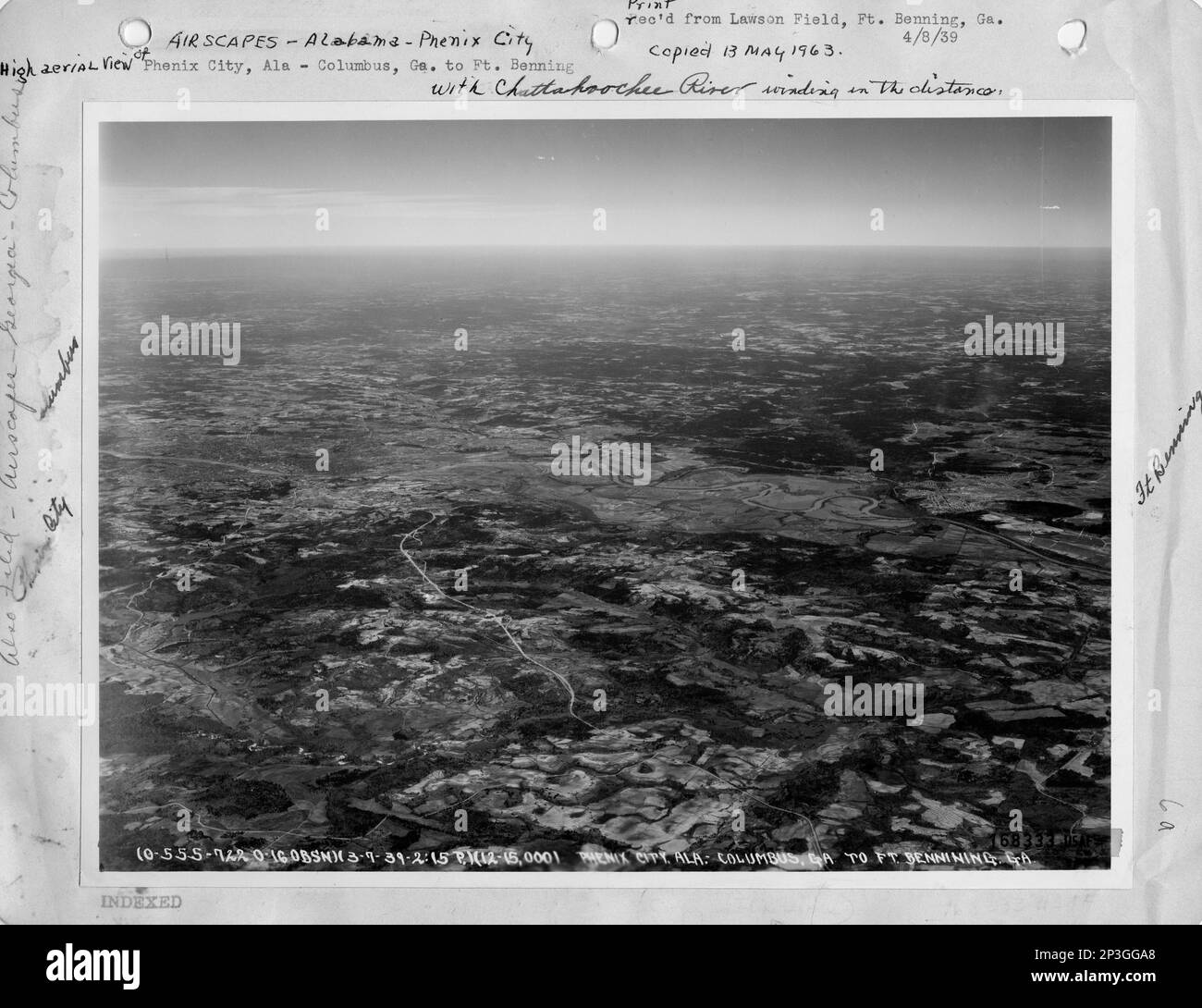 Alabama Phenix City, Aerial Photograph Stock Photo Alamy