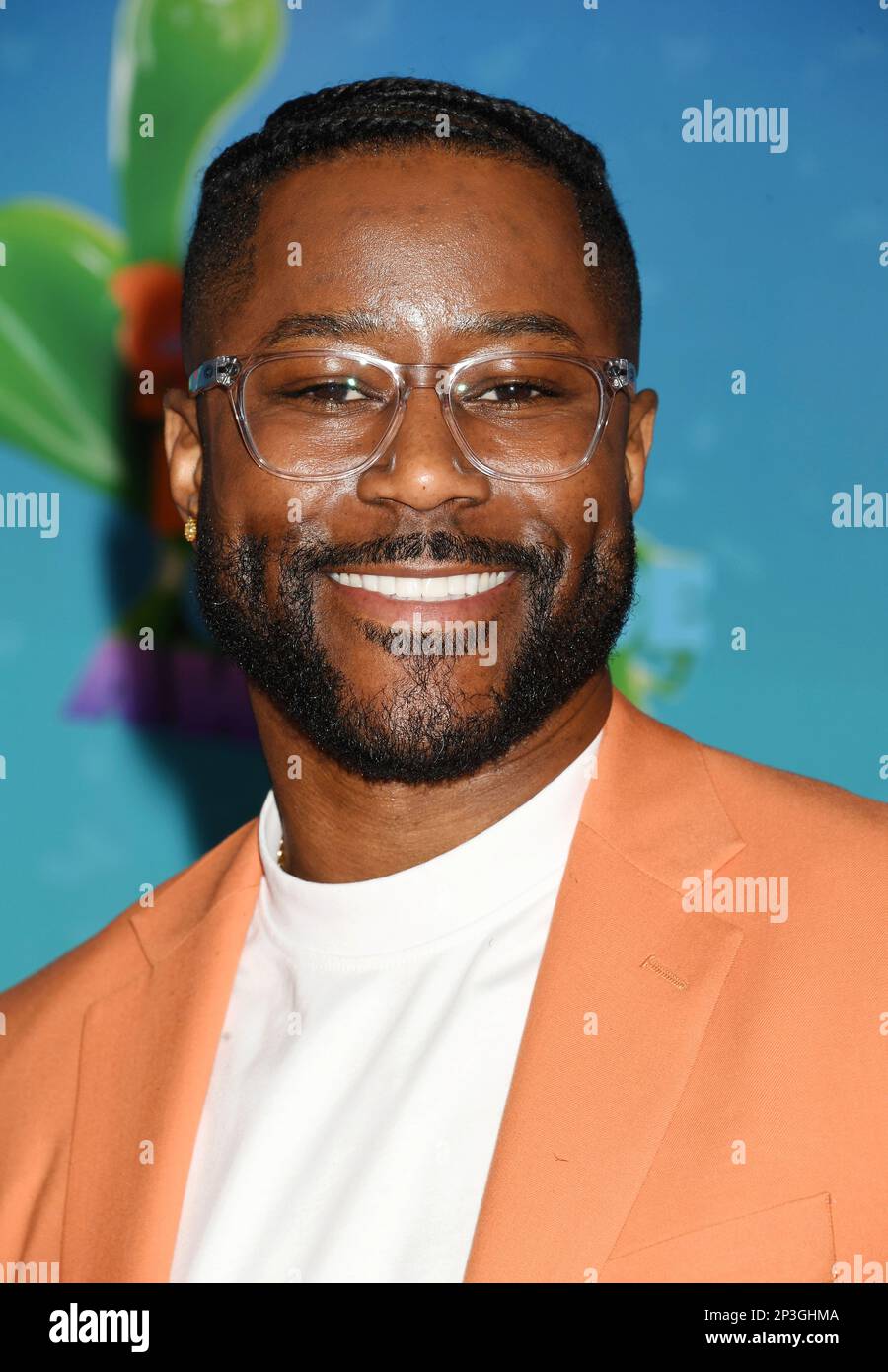 Mia Burleson, Nate Burleson at arrivals for Nickelodeon Kids Choice Awards,  Microsoft Theater, Los A