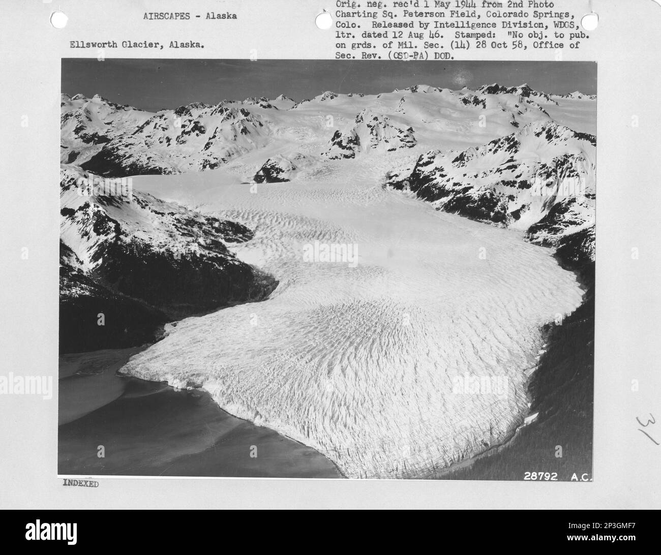 Alaska Ellsworth through Ester Creek & Gold Hill, Aerial Photograph