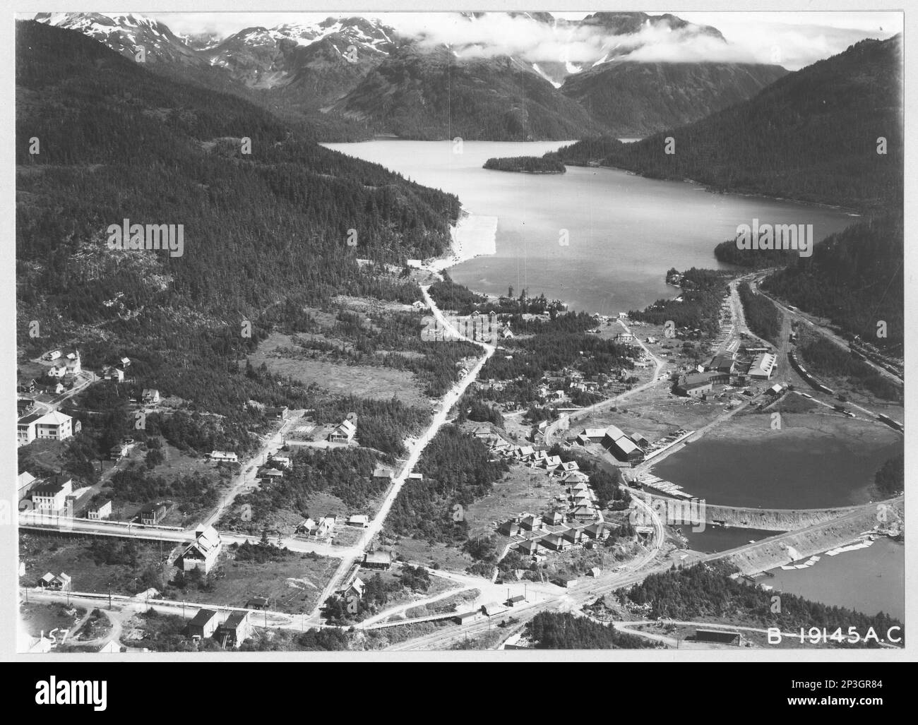 Alaska Cordova, Aerial Photograph Stock Photo Alamy