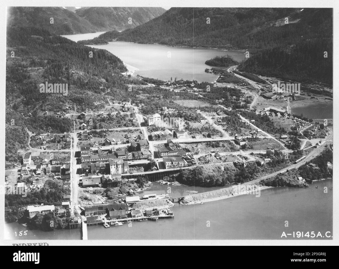 Alaska Cordova, Aerial Photograph Stock Photo Alamy