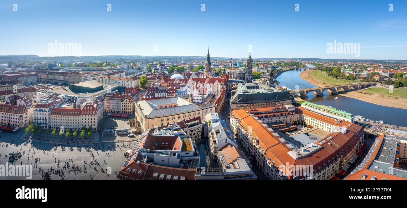 Dresden castle residenzschloss cathedral hi-res stock photography and ...