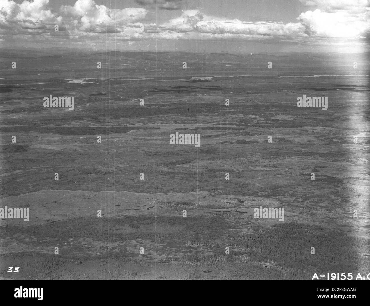 Alaska Fairbanks, Aerial Photograph Stock Photo Alamy