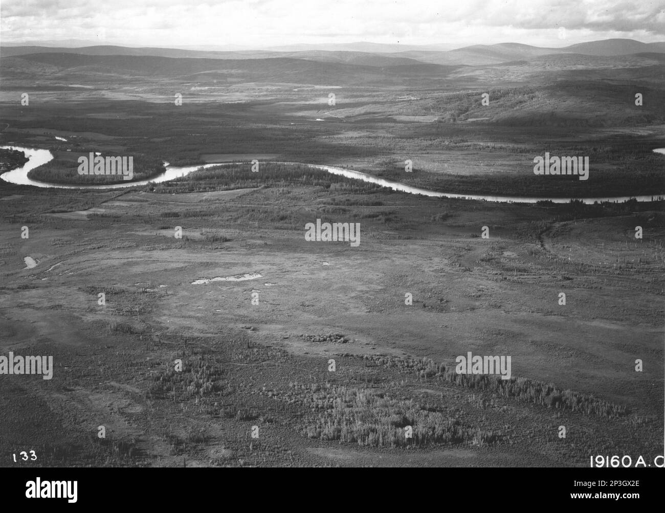 Alaska Fairbanks, Aerial Photograph Stock Photo Alamy