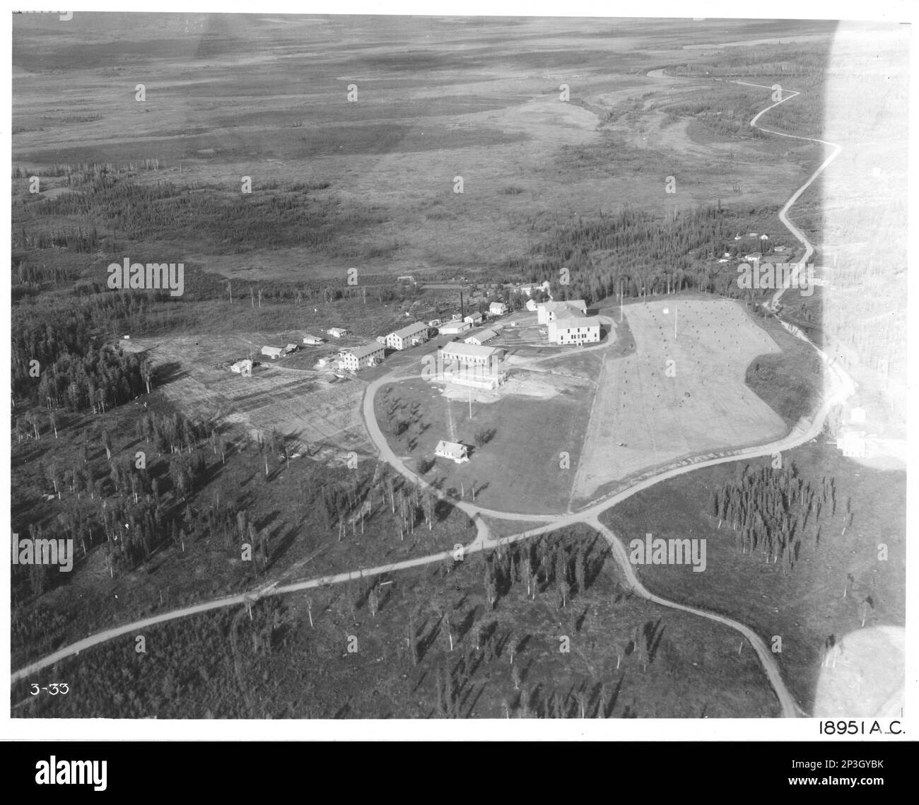 Alaska Fairbanks, Aerial Photograph Stock Photo Alamy