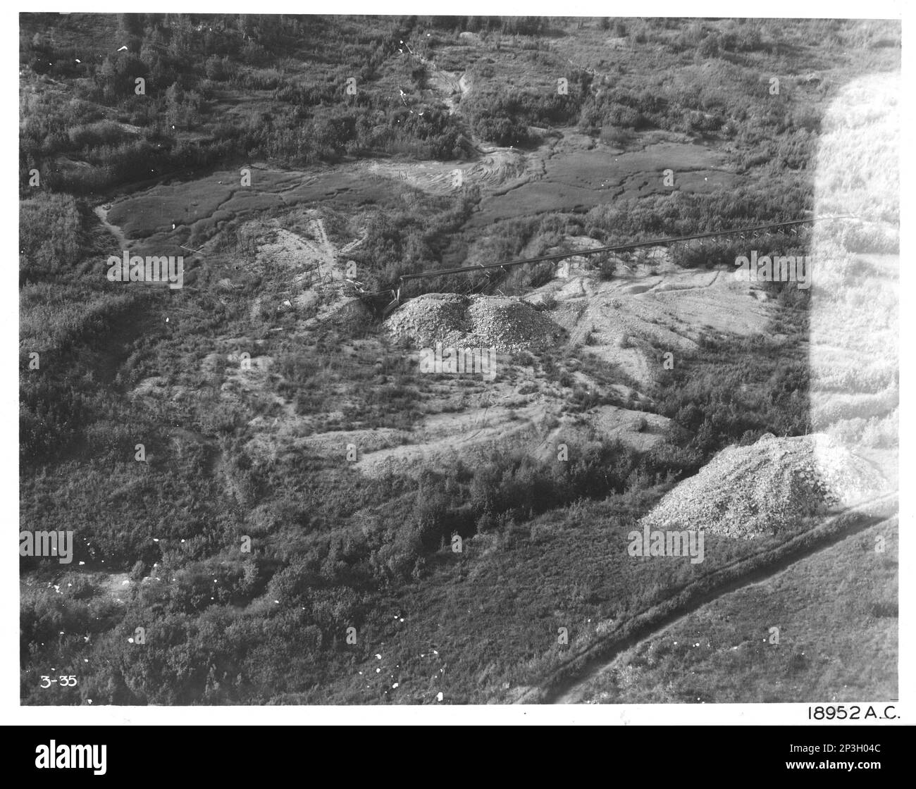 Alaska Fairbanks, Aerial Photograph Stock Photo Alamy