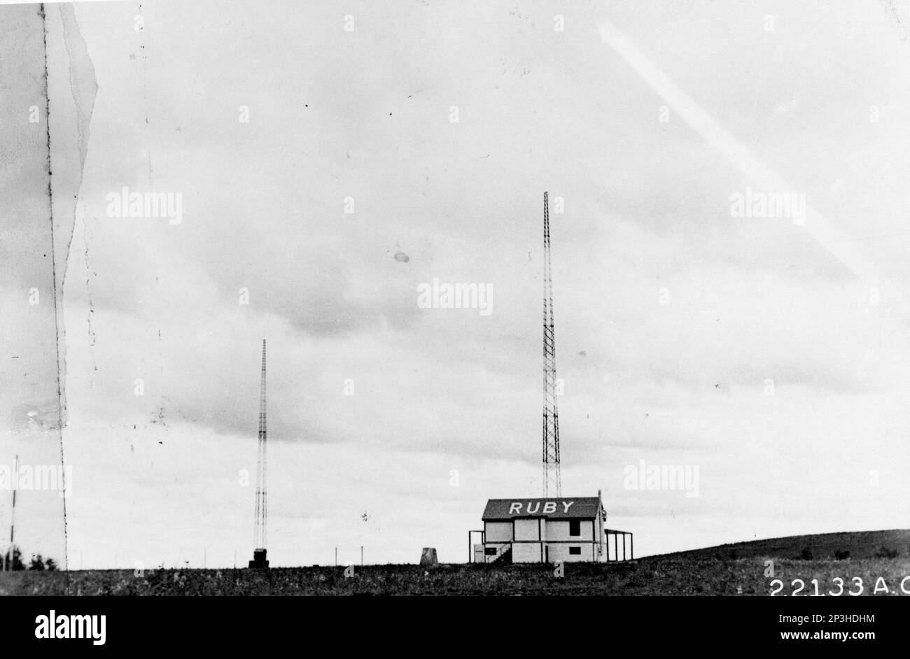 Alaska Ruby, Aerial Photograph Stock Photo Alamy