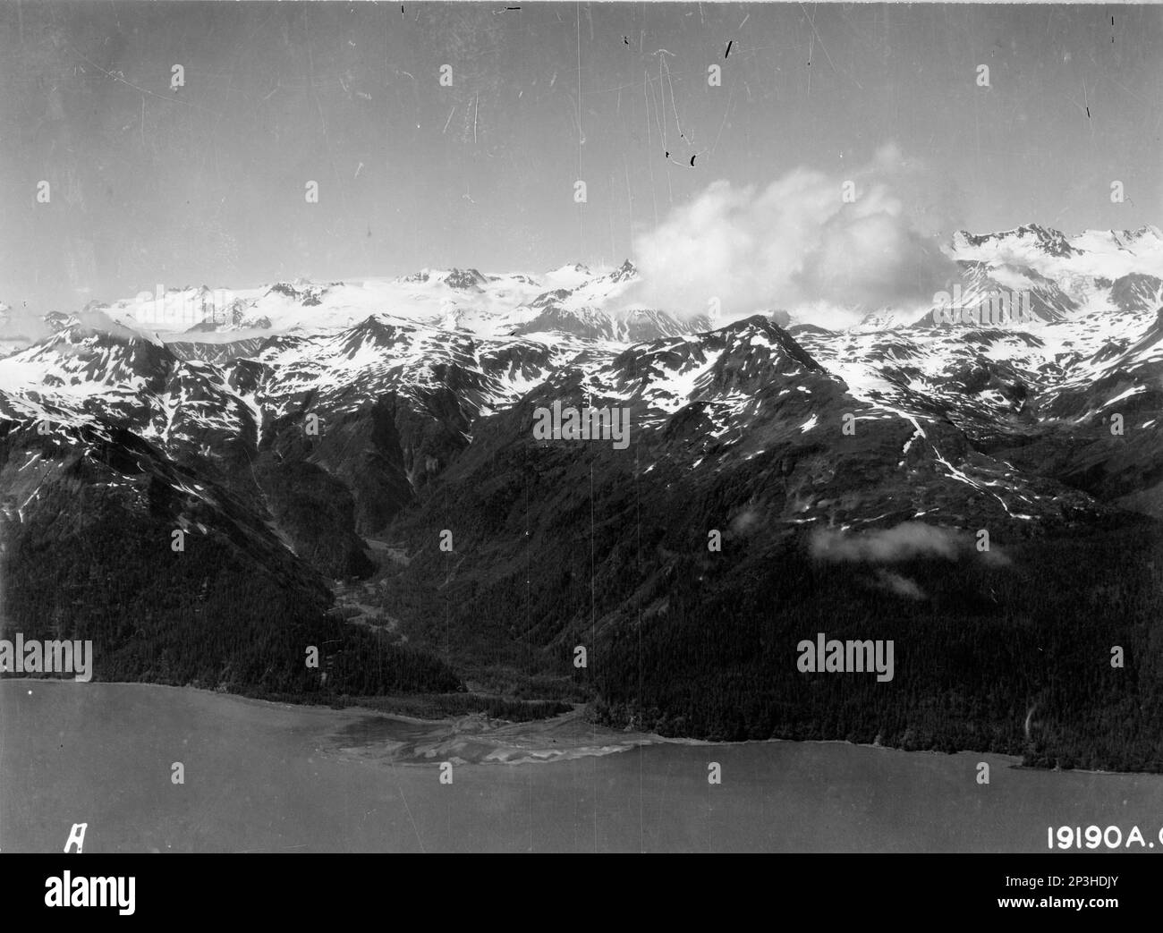 Alaska - Seward, Aerial Photograph Stock Photo - Alamy