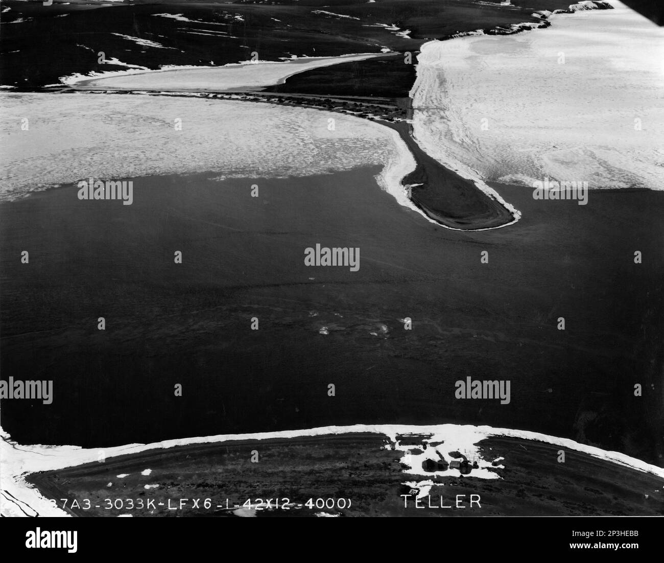 Alaska Teller, Aerial Photograph Stock Photo Alamy