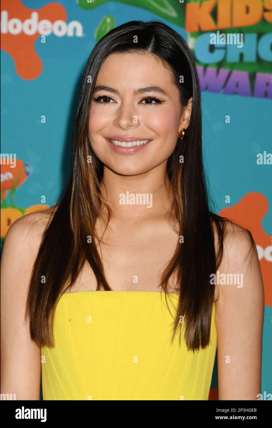 Los Angeles, California, USA. 04th Mar, 2023. Miranda Cosgrove attends Nickelodeon's 2023 Kids' Choice Awards at Microsoft Theater on March 04, 2023 in Los Angeles, California. Credit: Jeffrey Mayer/Jtm Photos/Media Punch/Alamy Live News Stock Photo
