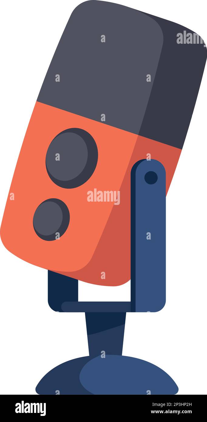 retro microphone audio device tech Stock Vector Image & Art - Alamy