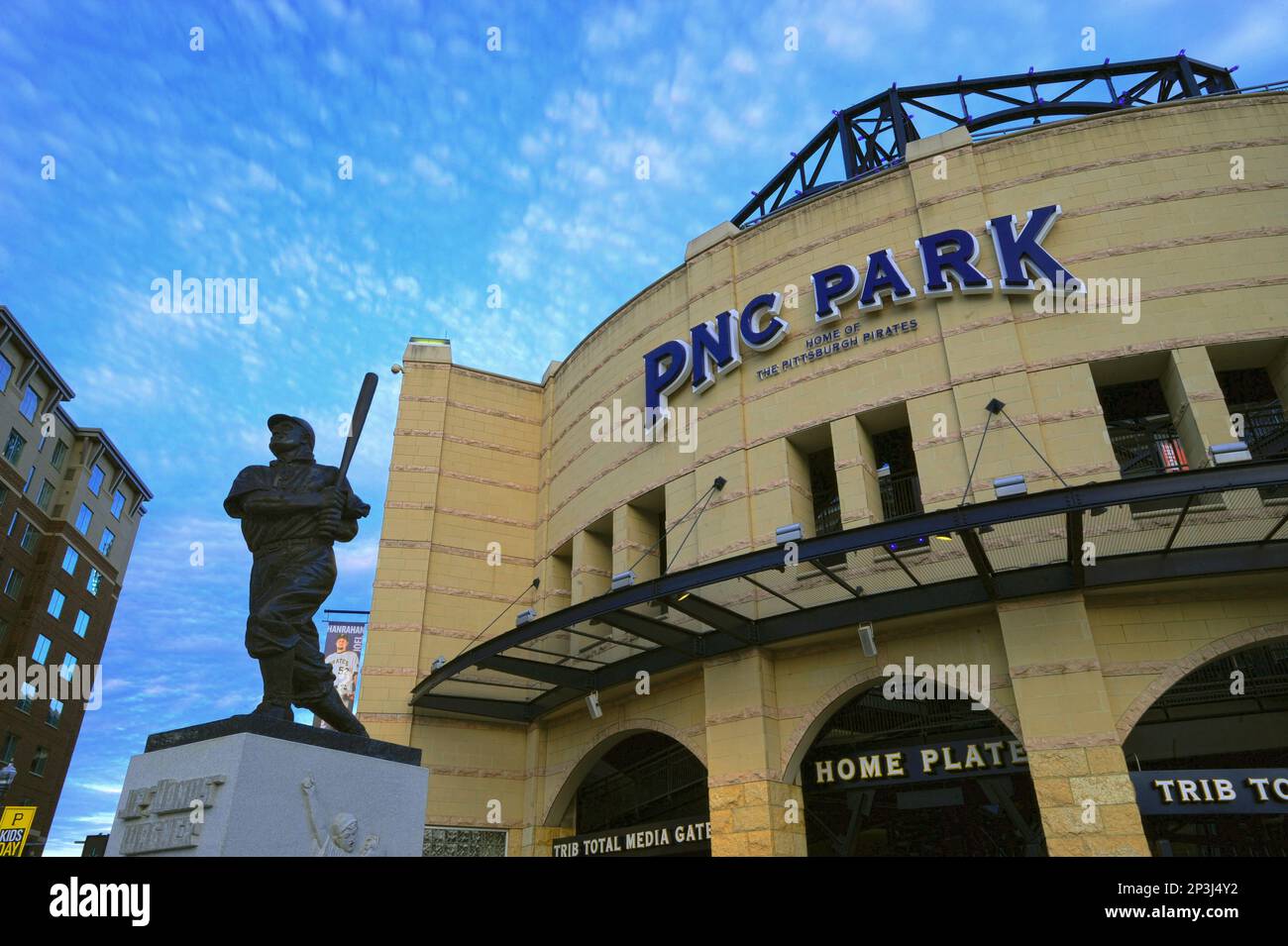 The home plate entrance to PNC Park where the Pittsburgh Pirates play on  the north side of city, Pittsburgh, Pennsylvania, USA Stock Photo - Alamy