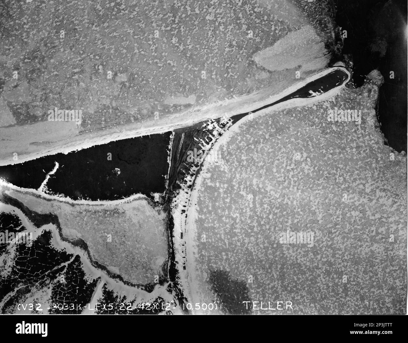 Alaska Teller, Aerial Photograph Stock Photo Alamy