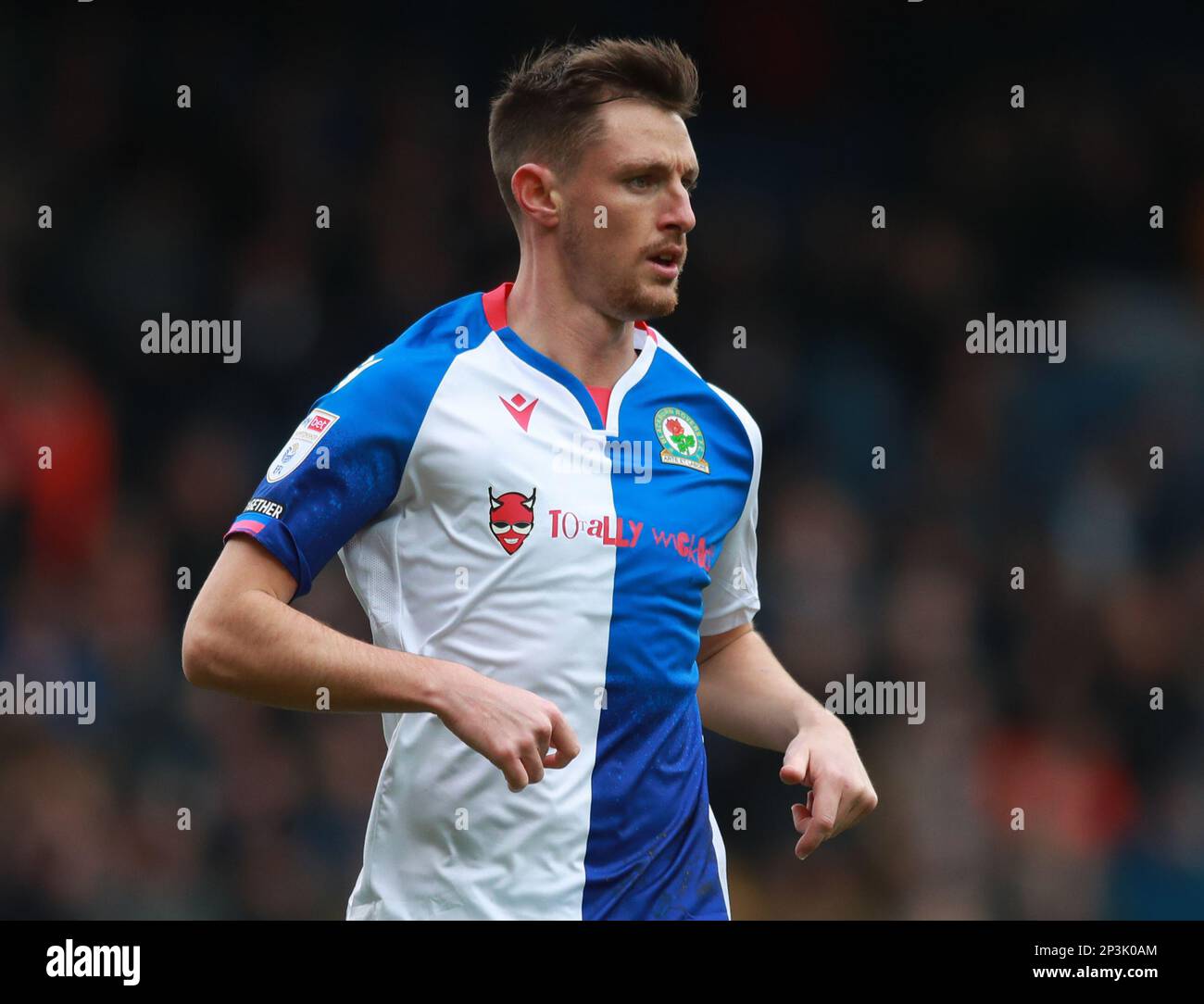 Blackburn, England, 4th March 2023. Dominic Hyam of Blackburn Rovers  during the Sky Bet Championship match at Ewood Park, Blackburn. Picture credit should read: Simon Bellis / Sportimage Stock Photo