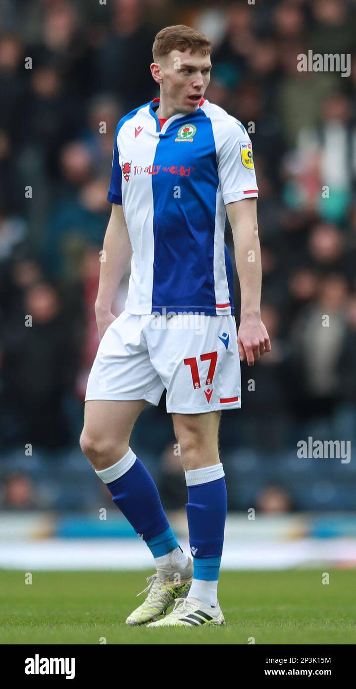 Blackburn, England, 4th March 2023. Hayden Carter of Blackburn Rovers  during the Sky Bet Championship match at Ewood Park, Blackburn. Picture credit should read: Simon Bellis / Sportimage Stock Photo