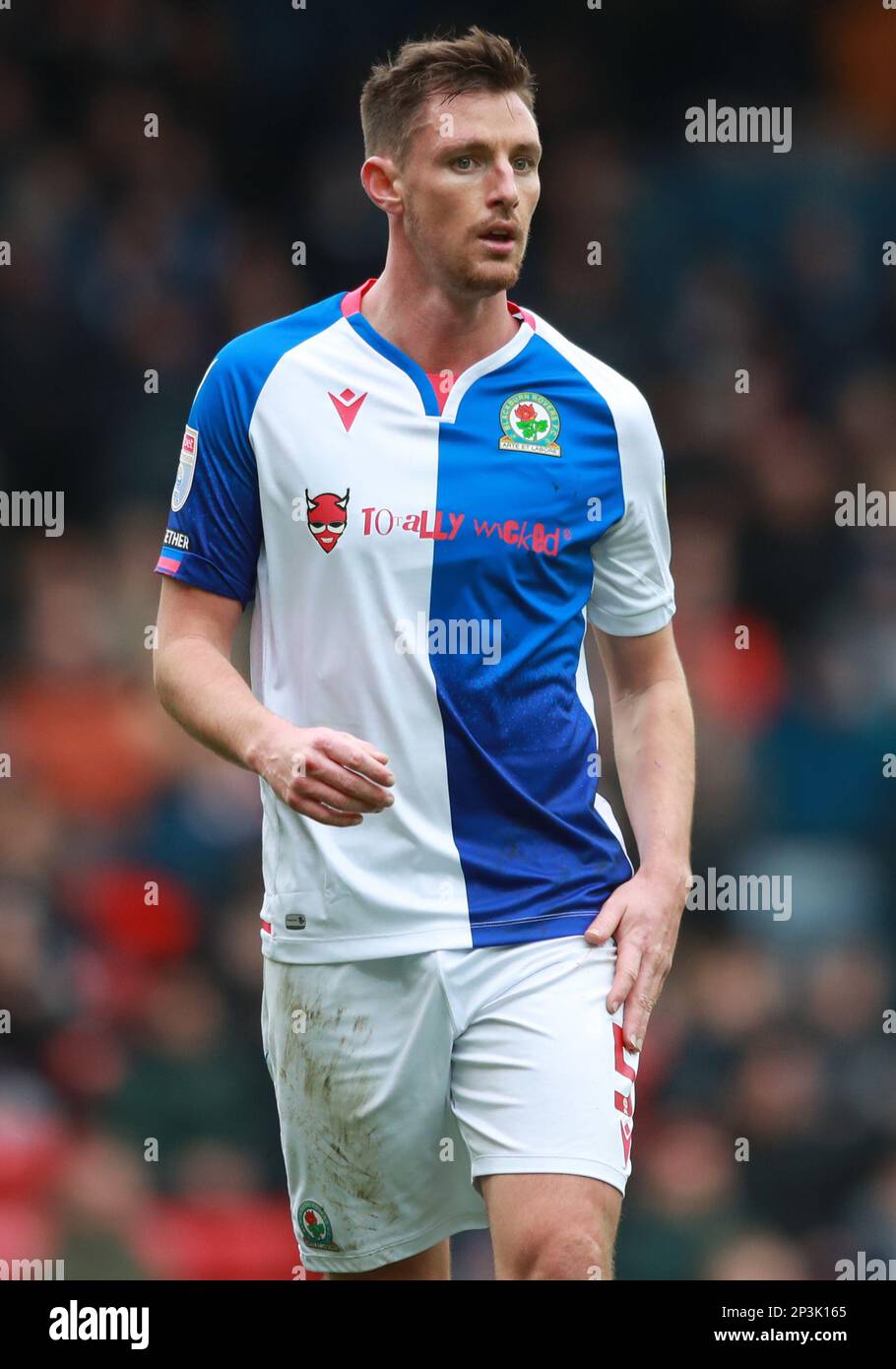Blackburn, England, 4th March 2023.  Dominic Hyam of Blackburn Rovers during the Sky Bet Championship match at Ewood Park, Blackburn. Picture credit should read: Simon Bellis / Sportimage Stock Photo