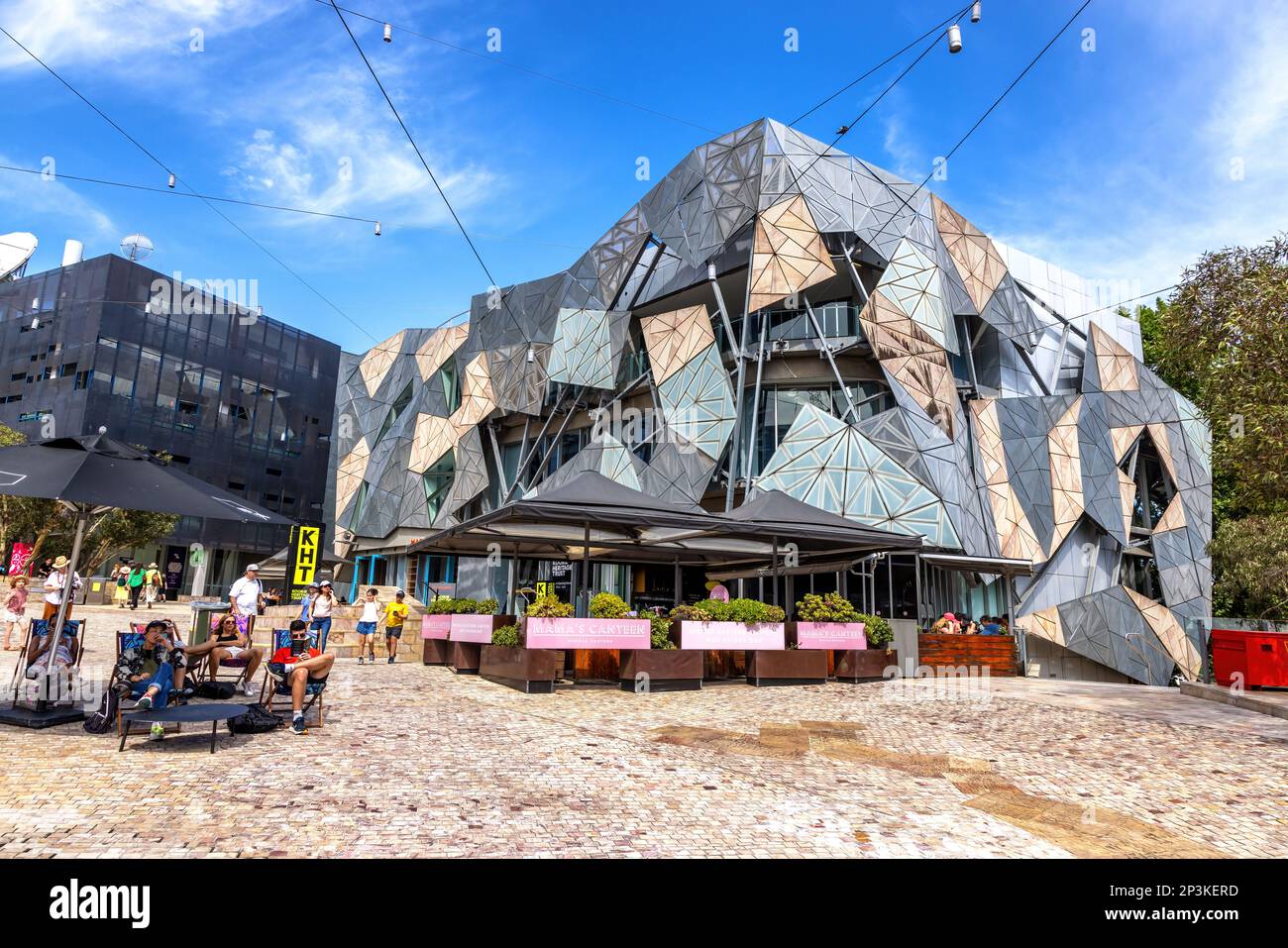 Melbourne, Australia 21 January 2023 People enjoy the summer weather