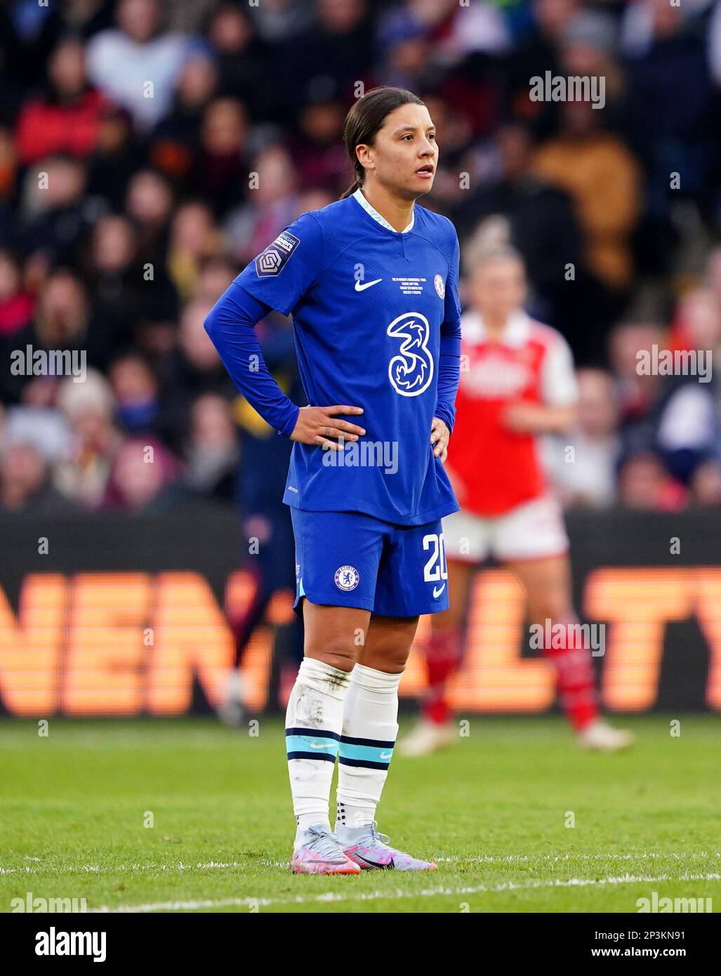 Chelsea's Sam Kerr during The FA Women's Continental Tyres League Cup