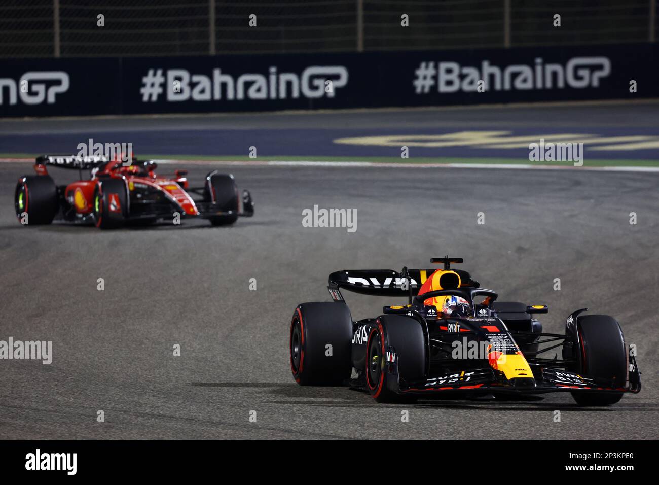 Max Verstappen (NLD) Red Bull Racing RB19. 05.03.2023. Formula 1 World Championship, Rd 1, Bahrain Grand Prix, Sakhir, Bahrain, Race Day.  Photo credit should read: XPB/Press Association Images. Stock Photo