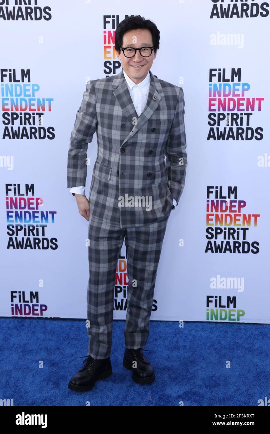 Ke Huy Kwan attends the 2023 Film Independent Spirit Awards on March 04, 2023 in Santa Monica, California. Photo: CraSH/imageSPACE Stock Photo