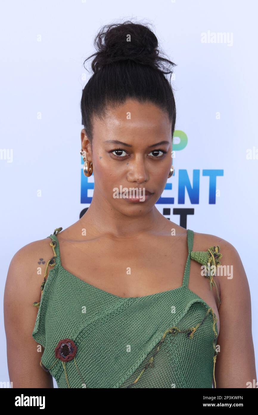 Taylour Paige attends the 2023 Film Independent Spirit Awards on March