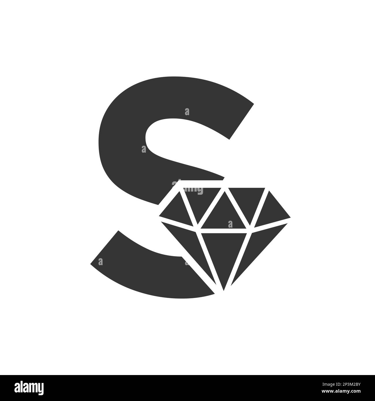 S s diamond logo Black and White Stock Photos & Images - Alamy