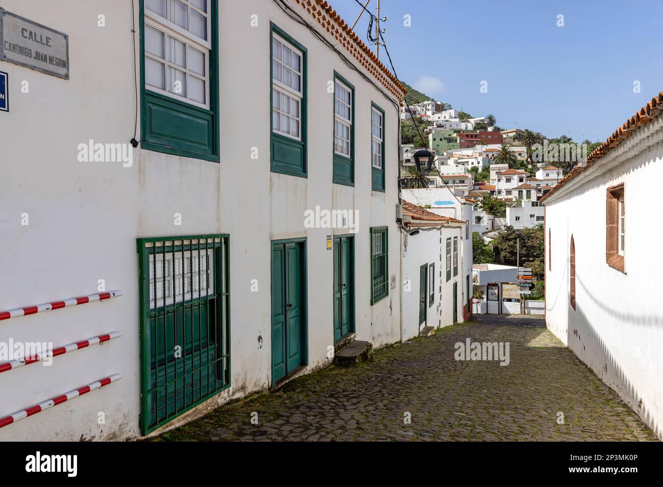 The mountain village of Taganana in northern Tenerife, Canary Islands. Stock Photo