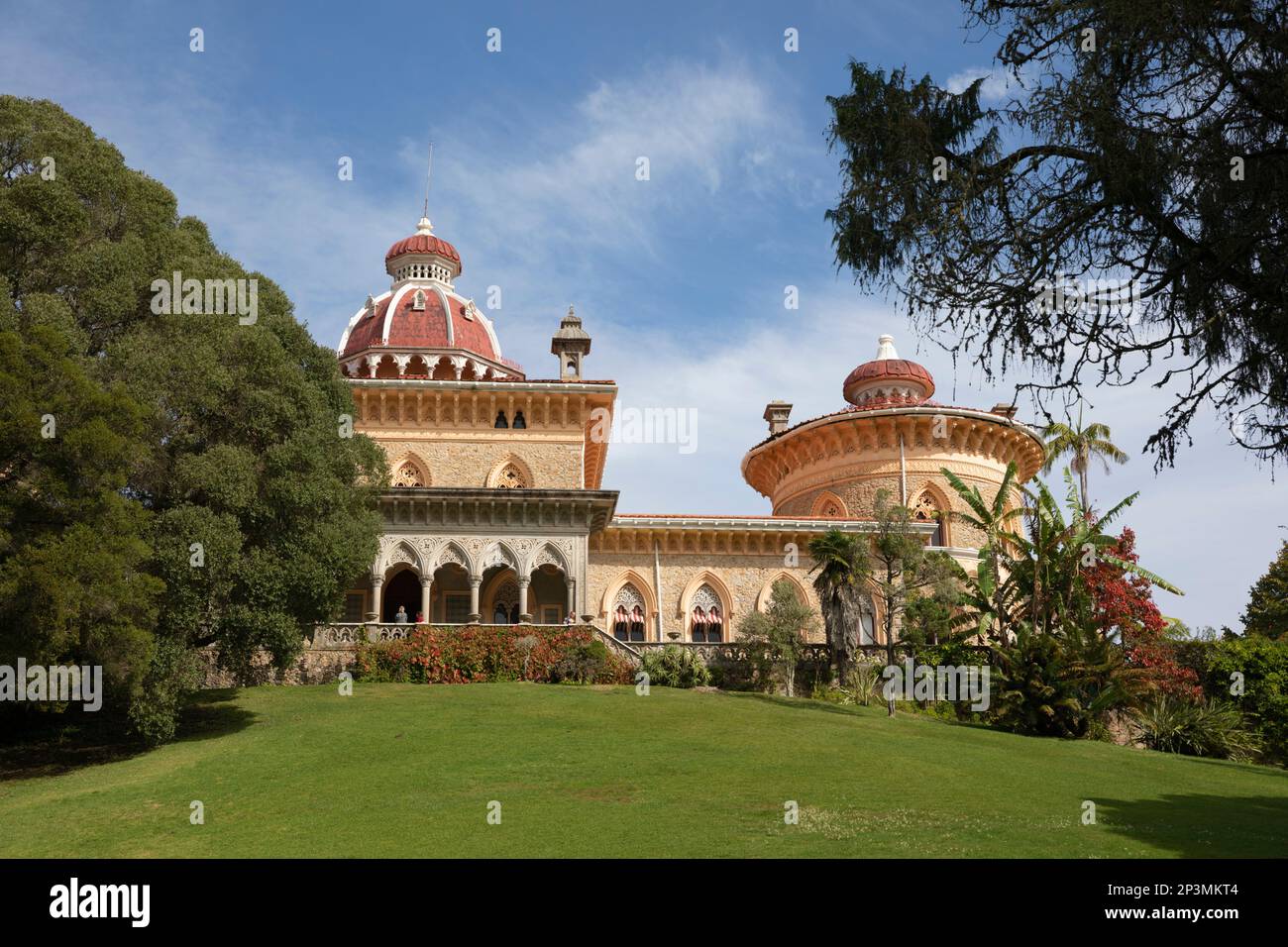 Monserrate Palace set in the botanical park, Sintra, Lisbon Region, Portugal, Europe Stock Photo