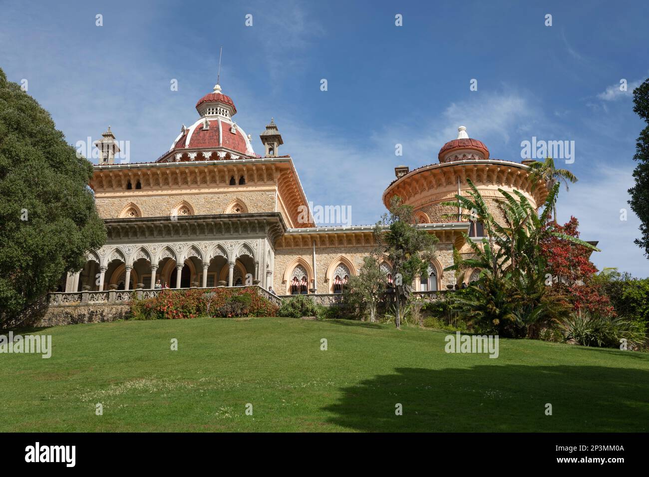 Monserrate Palace set in the botanical park, Sintra, Lisbon Region, Portugal, Europe Stock Photo