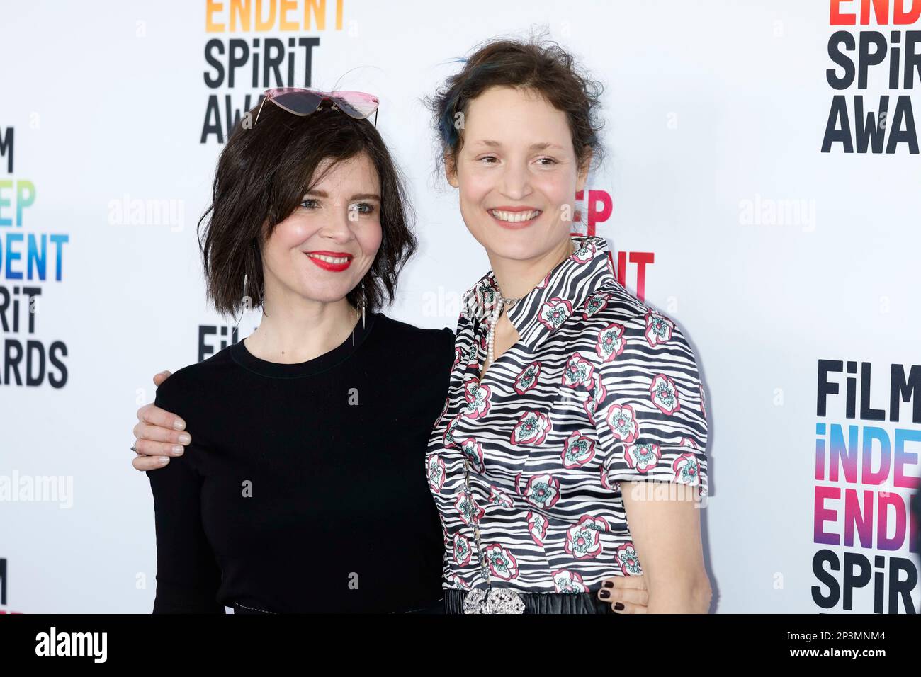 Vicky Krieps and Marie Kreutzer attend the 2023 Film Independent Spirit