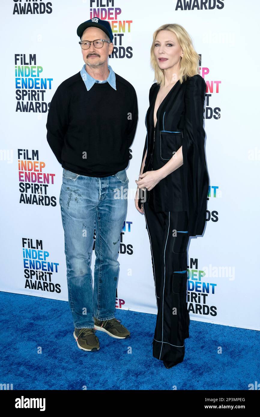 Todd Field and Cate Blanchett attend the 2025 Film Independent Spirit