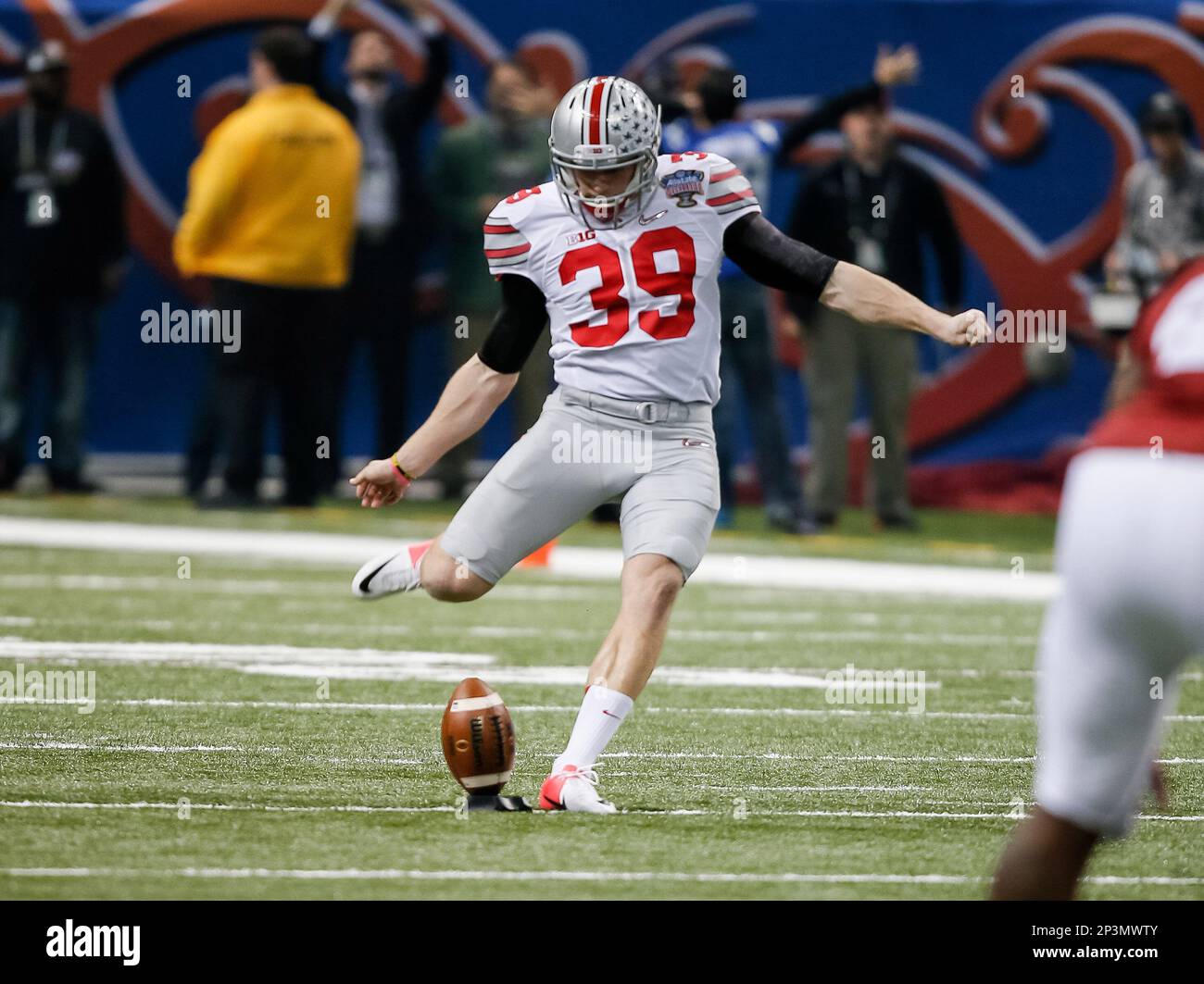 January 01, 2015 Ohio State Buckeyes place kicker Kyle Clinton (39