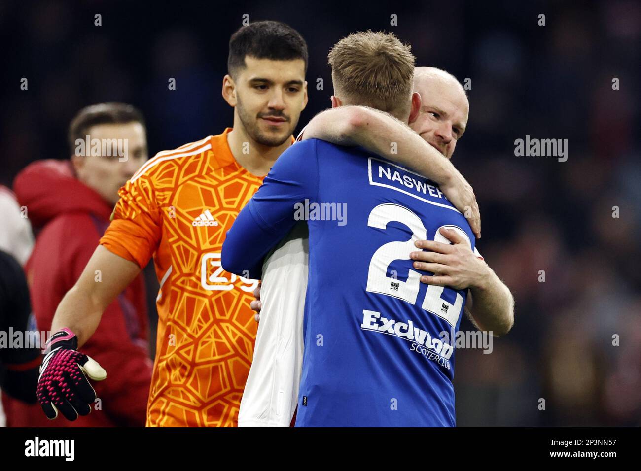 AMSTERDAM - (lr) Ajax goalkeeper Geronimo Rulli, NEC Nijmegen ...